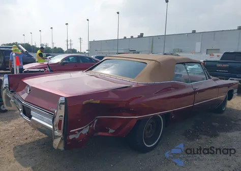 1968 Cadillac Deville z USA, uszkodzony, nr VIN 000000000F8156270